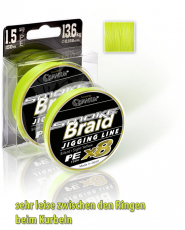 Quantum Smoke Braid Jigging Line 150m sight yellow, silent (leise) 0,07mm 5.5kg