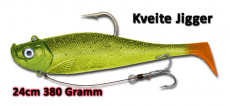 Quantum 380g Kveite Jigger, 24cm, papagallo