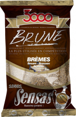 Sensas 3000 Bremes brune (braun mit Caramelduft) 1kg, MHD 04/2027