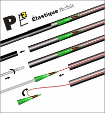 Sensas Konus mit interner Leiter 12mm für Gummizugmontagen, 2 Stück