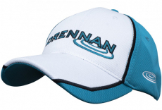 Drennan Basecap White Aqua