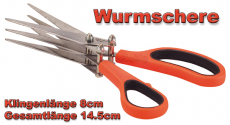 FTM Wurmschere Jumbo 3-fach, XL zum schneiden von Würmern