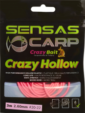 Sensas CRAZY HOLLOW ELASTIC SOFT 2.6mm - 2.8mm 800%