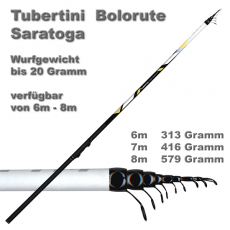 Tubertini Bolorute SARATOGA 7m-8m, 20 Gramm WG, Modell 2024