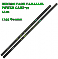 SENSAS PACK PARALLEL POWER CARP 75 13m Pack 3+1 Kits, 1255 Gramm, Modell 2024/2025