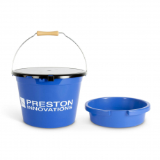 Preston Futtereimer 13L SET mit Deckel+ Futterwanne, Neuheit 2024